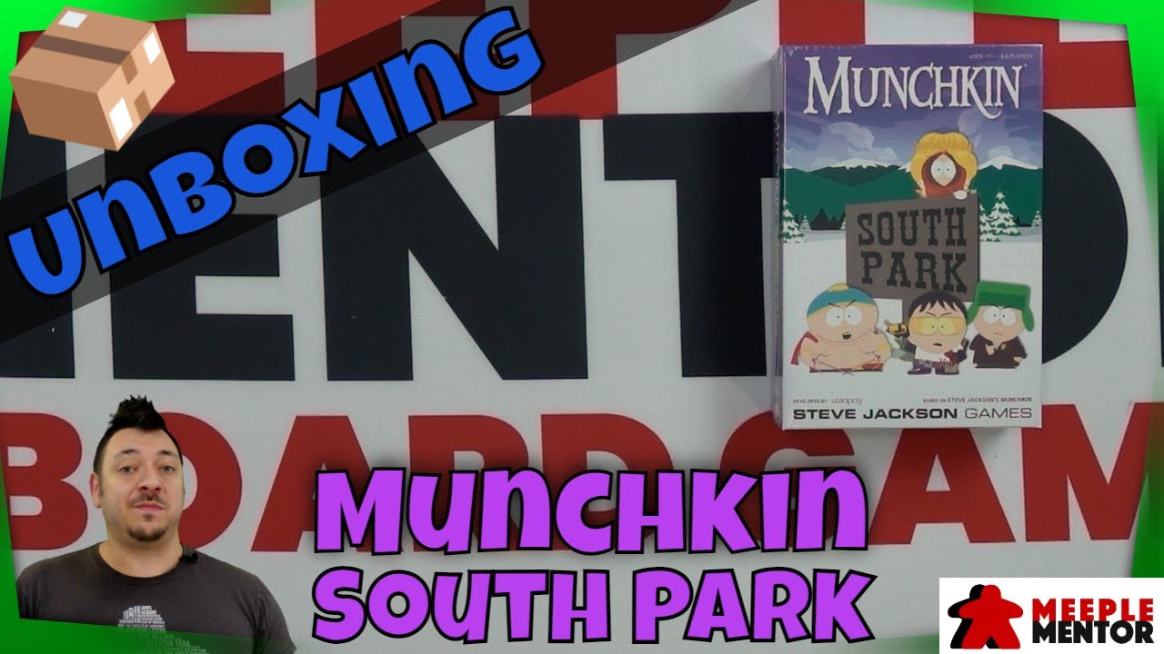 Meeple Mentor Unboxes Munchkin: South Park edition - YouTube