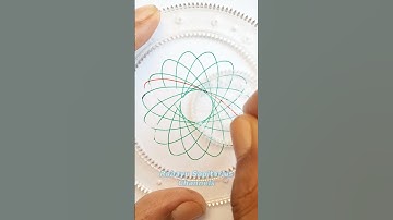 Create Unique Spirograph Patterns Easily Part 4 #art #drawing #artanddesign #mandalaart #satisfying