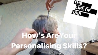 Short Creative Pixie Hair Cut (Personaling Techniques)