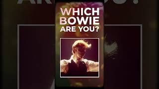 Bowie Personality Test. Which Bowie Will You Be? Find Out Now #Youtubeshorts #Shorts #Davidbowie