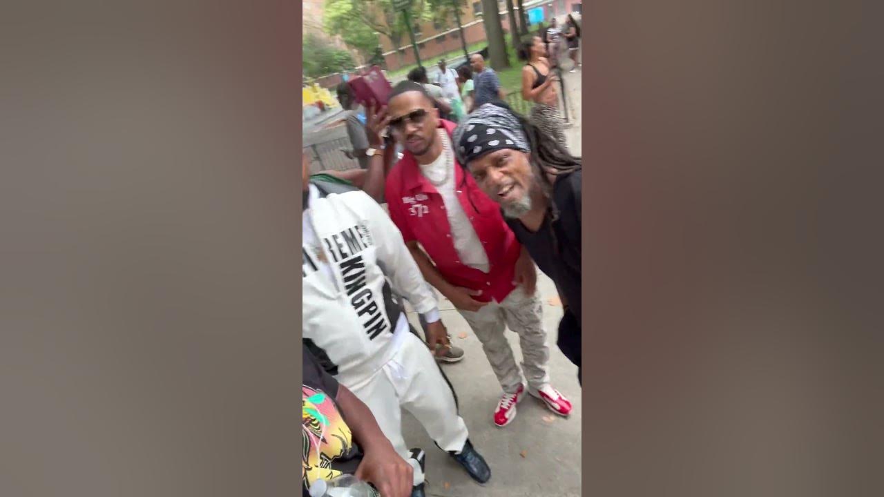 LEGENDARY TONY STARKS / GHOSTFACE FILMING HIS RAP KINGPIN VIDEO IN STAPLETON PROJECTS !!!!!