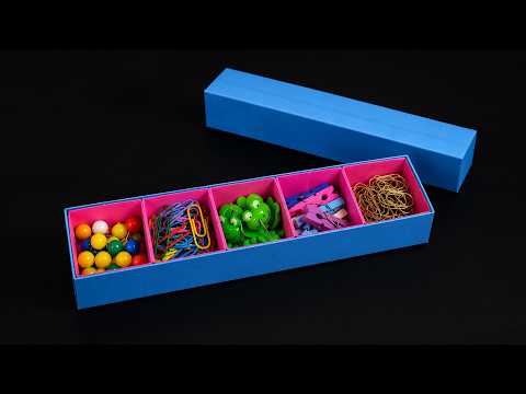 Origami Caja Organizadora Modular de 5 Compartimentos: Paso a Paso