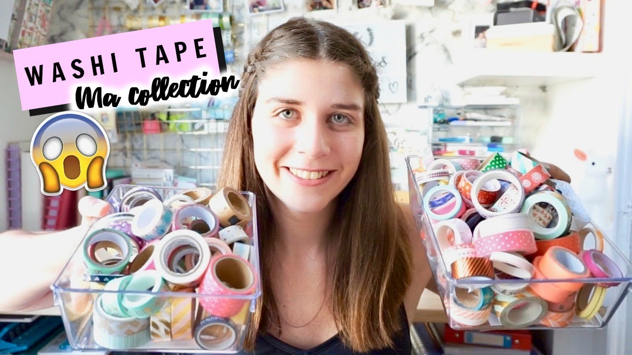 WASHI TAPE COLLECTION Combien aije de Washi Tape ? 🤔 YouTube