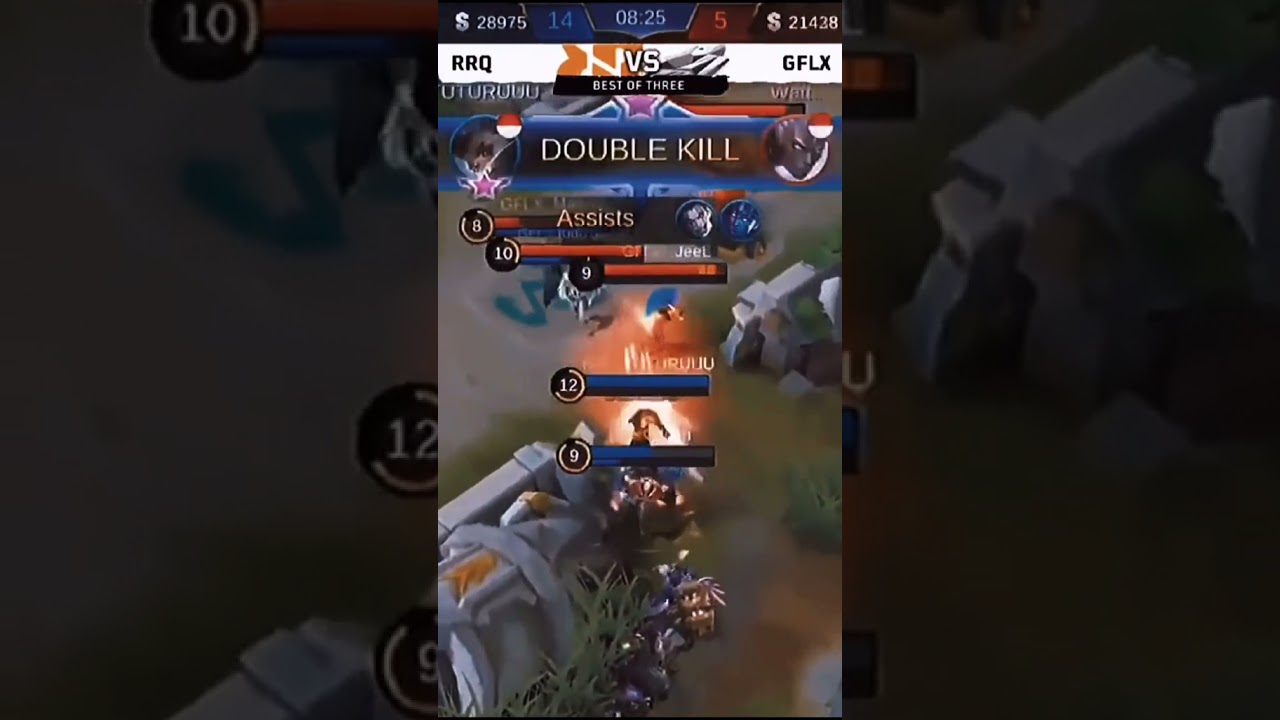 Best Moment RRQ Tuturu dapet Savage pakai Granger ~ Mobilelegends