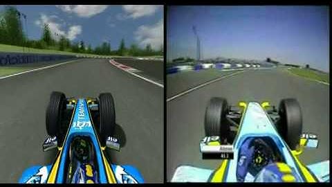 My Lap vs Fernando Alonso Renault R26 Silverstone 2006 rFactor