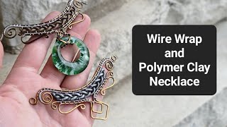 Mixed Media Jewelry PolymerClay and Wire