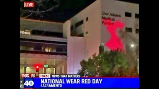 Why Is There a Red Dress on Sutter Medical Center, Sacramento?