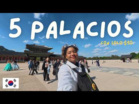 caminé por TODOS los palacios de COREA DEL SUR en UN DÍA...