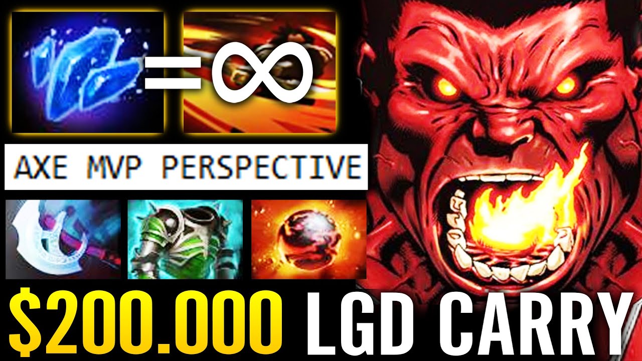 🔥 $200.000 BEST CARRY AniMajor - Axe MVP Perspective By PSG LGD Ame vs EG 7.29 Pro Gameplays