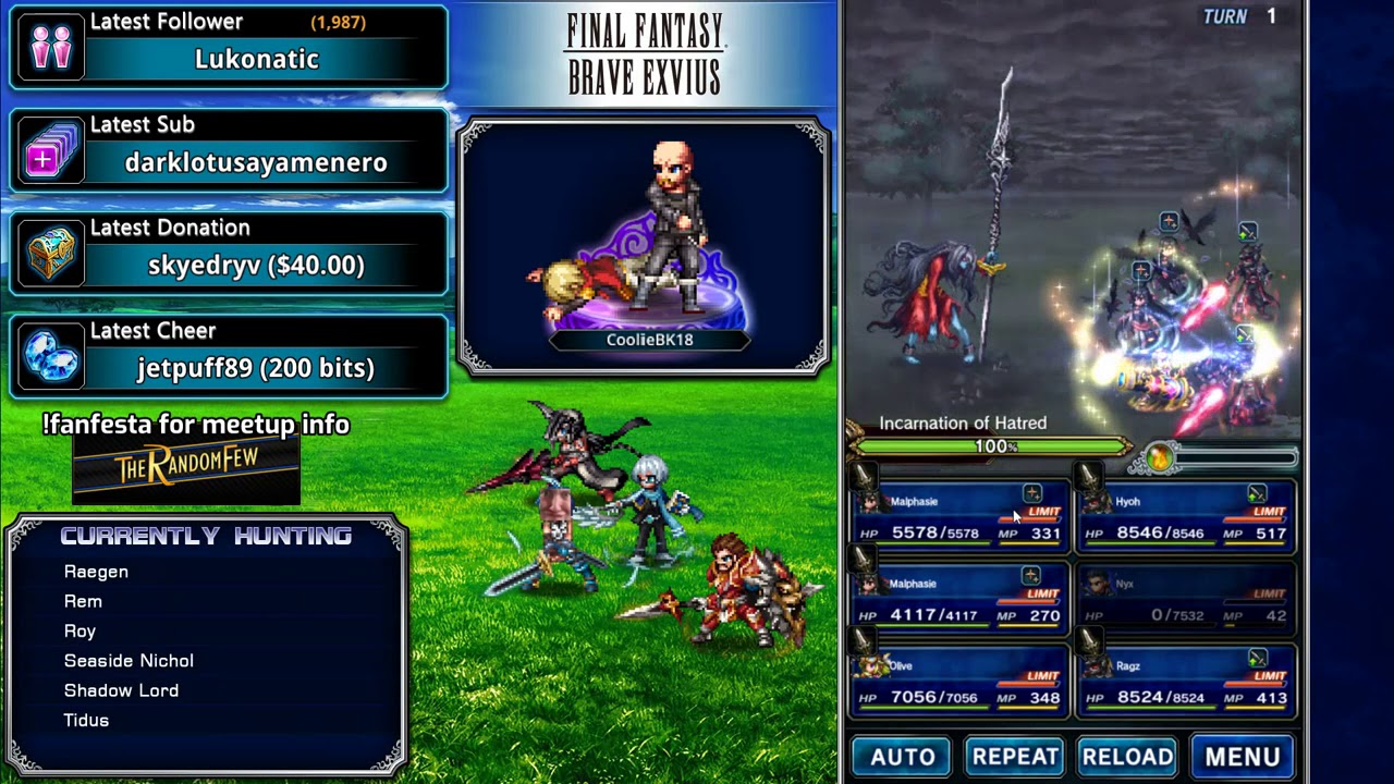 FFBE: Favorite OTKO Team!