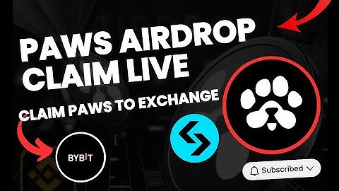 How To Claim Your PAWS Token to Bybit
