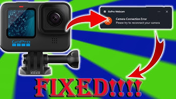 GOPRO HERO 11 - WEBCAM CONNECTION ERROR FIX!