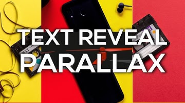 Text Reveal Parallax Effect PowerPoint - Slide Master Tutorial