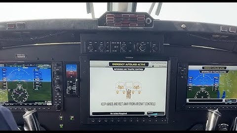 King Air Emergency Autoland Demo