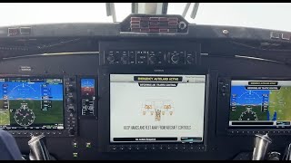 King Air Emergency Autoland Demo