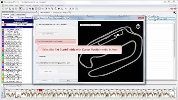 GPS Lap Insert in Race Studio 2