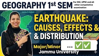 (Class- 10) Earthquake: Cause effect and distribution by simran Manyotra 