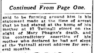 Monday, 19th May 1913 Detectives Seek Clue in Writing of Negro Suspect