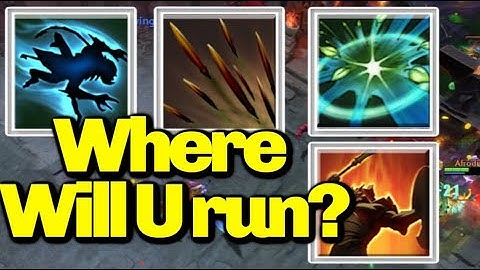 How To Outrun!![Shukuchi+Quill Spray+Arena Of Blood] || Ability Draft || Dota 2