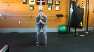 Squat Ins and Outs with Punches