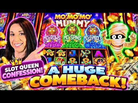 SLOT QUEEN CONFESSION! A HUGE COMEBACK WITH MATT! BIG SLOT WIN!