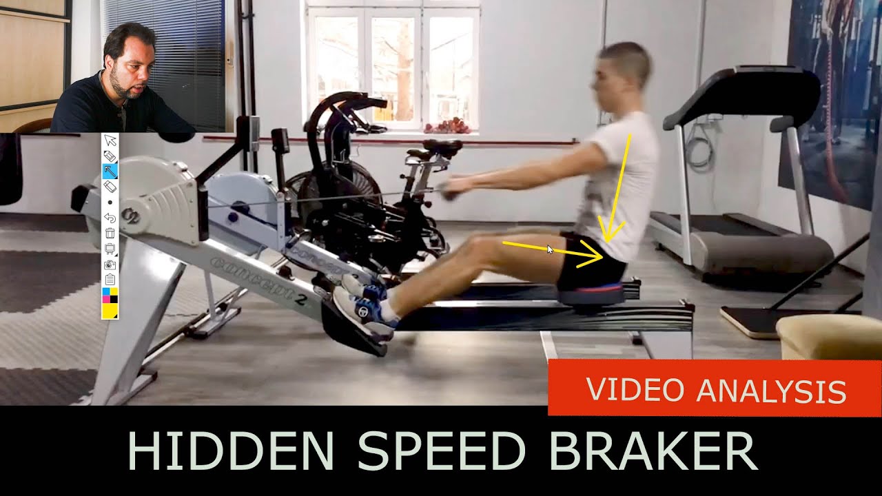 Almost perfect indoor rowing until you look closer... - YouTube