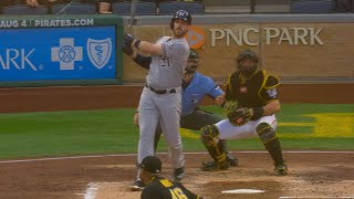 MIL@PIT: Shaw belts a three-run homer to right-center