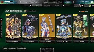 Apex Legends AWAKENING STORE Weekly Shop Update & Recolor Rotation Season 27 AMPED