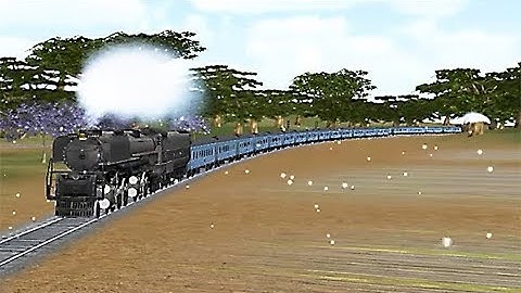 Train Sim - India Using Union Pacific Challenger at Snowy Day Again