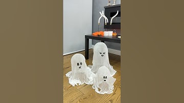 DIY ghosts👻 #halloween #halloweendecor #halloween2024 #ghoghosts #diy #diycrafts