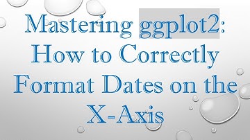 Mastering ggplot2: How to Correctly Format Dates on the X-Axis