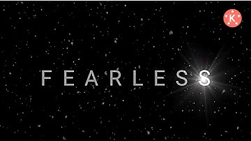 how to create Chining Logo Text with Kinemaster in 2min! 🔥| snow effect in kinemaster