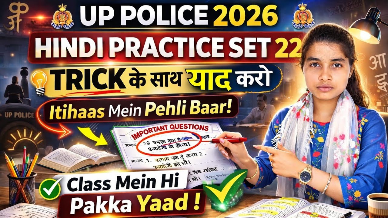 Up Police Hindi Practice Set-22 Tricks Ke Sath By Exam Master Archana