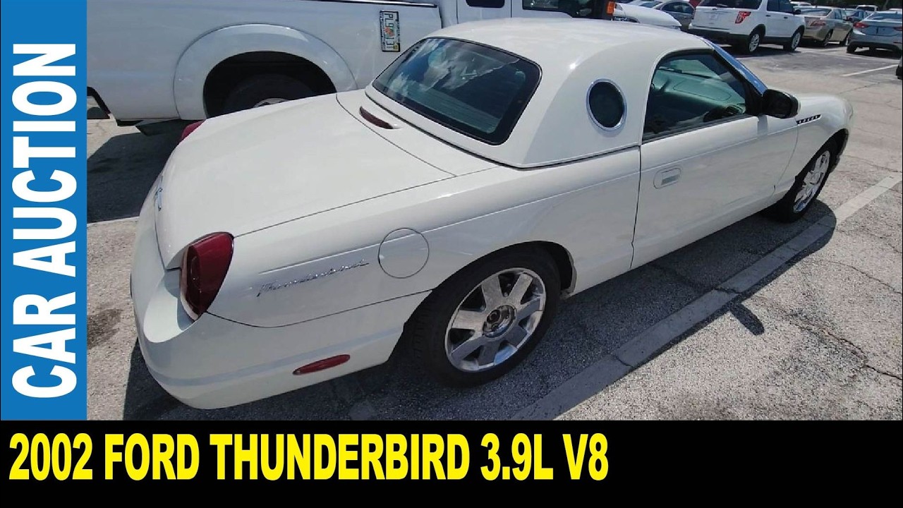 2002 Ford Thunderbird Deluxe 3.9L V8 2-door convertible car for