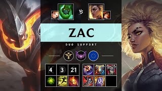 Zac Support vs Rell - EUW Master Patch 25.09