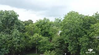 Drone footage of the rain angleton texas