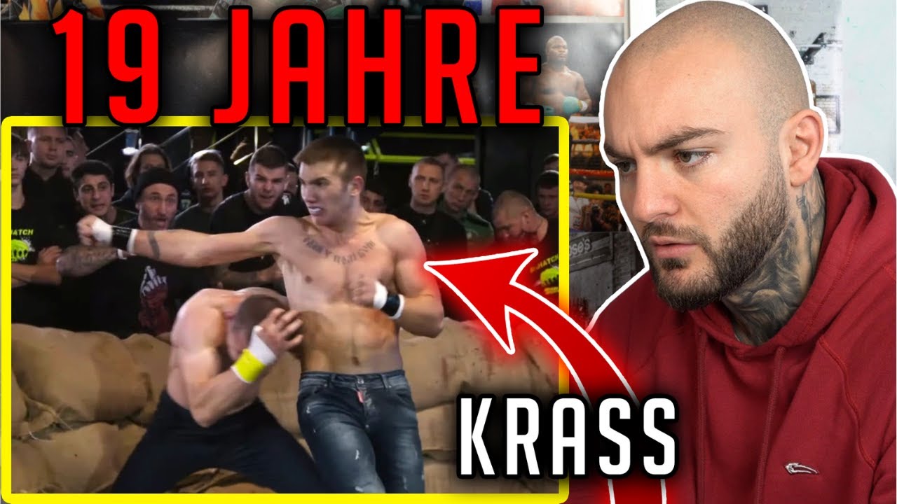 PITBULL Ilja vs. 19 Jährige MASCHINE Grigory!  MAHATCH FC S1 Bareknuckle - RINGLIFE reaction