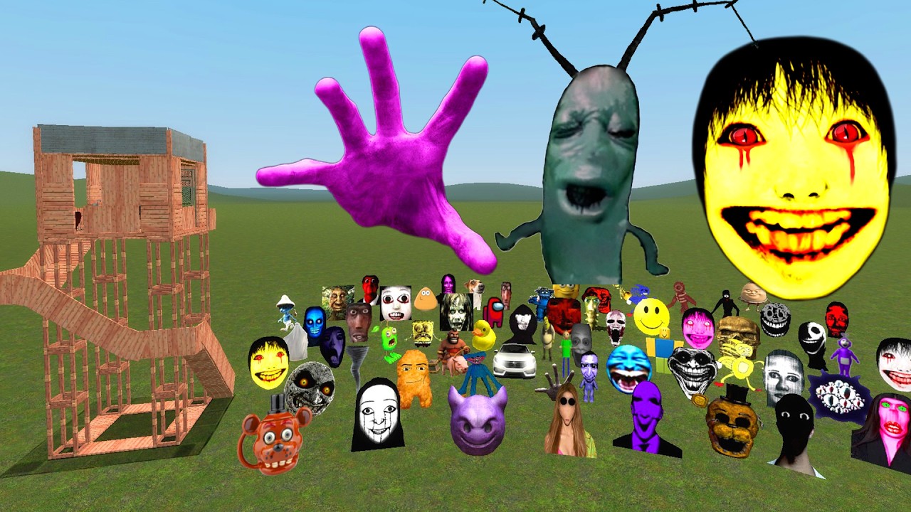 Too Much Nextbots Vs Towers in Garry's Mod