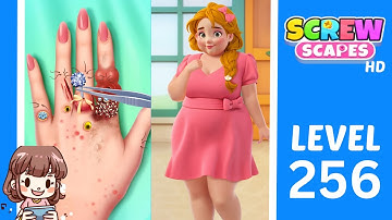 Screwscapes Level 256 Solution Walkthrough