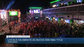 'I started crying': Northeast Wisconsin fans get emotional after the Bucks' NBA title victory