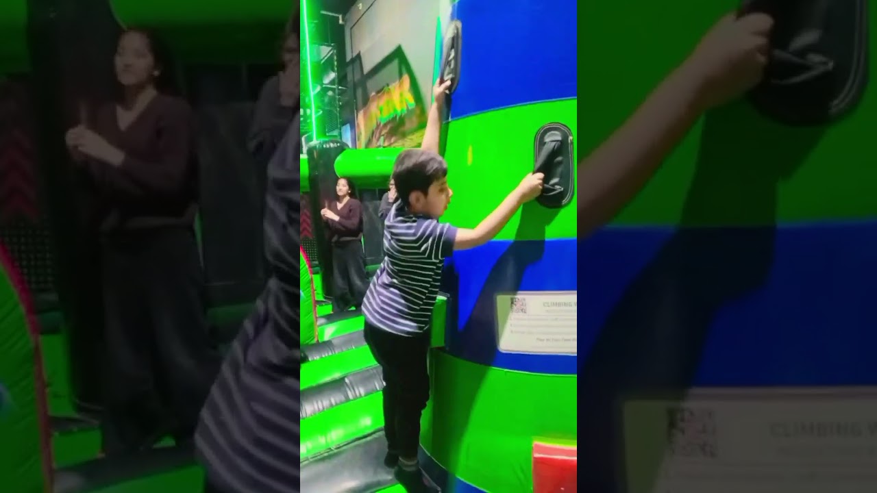 Indoor #  Entertainment # Fun # Activity # Jumping # OMG # Trampoline Park 🏞️😂🤯 # London