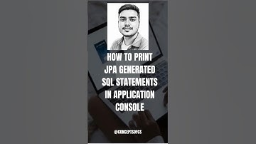 How to Print JPA generated SQL Statements in Application console. #java #springplatform #viral
