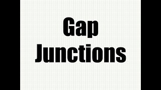 Membrane Junctions Part 3: Gap Junctions