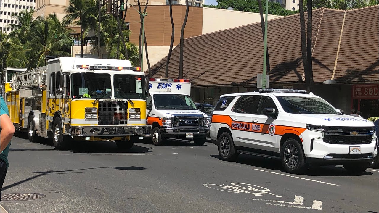 On Scene Footage of a 2 alarm Fire in Waikiki (PART 2/2) YouTube