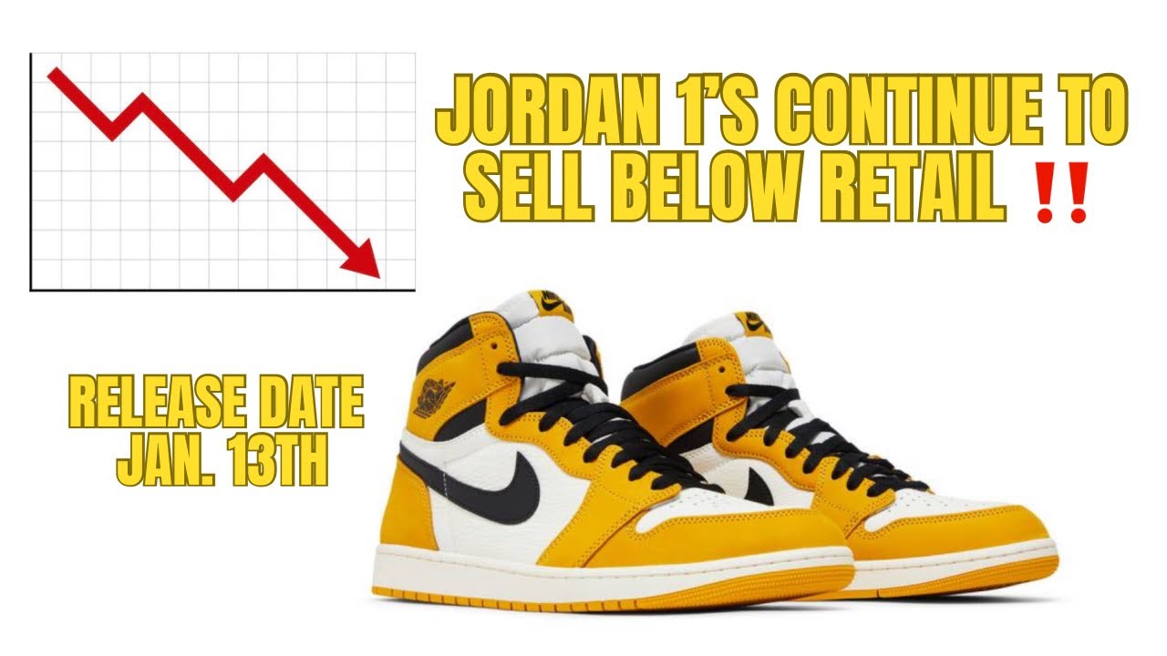 Jordan 1 Yellow Ochre Releasing Jan.13th Below Retail ‼️ - YouTube