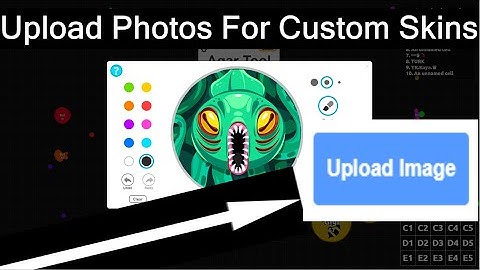 How To Get ANY SKIN - Upload Photo Custom Skin - Agar.io - PC