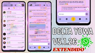 DELTA última versión 5.1.2E ? NUEVA ACTUALIZACIÓN EXTENDIDA | WhatsApp Delta Yowa