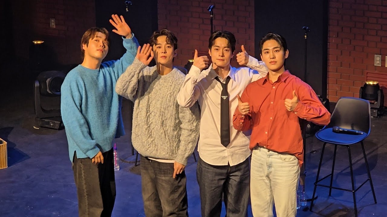 260228 모리스 콘서트 포토타임(홍승안, 이한솔, 김기택, 김경록)