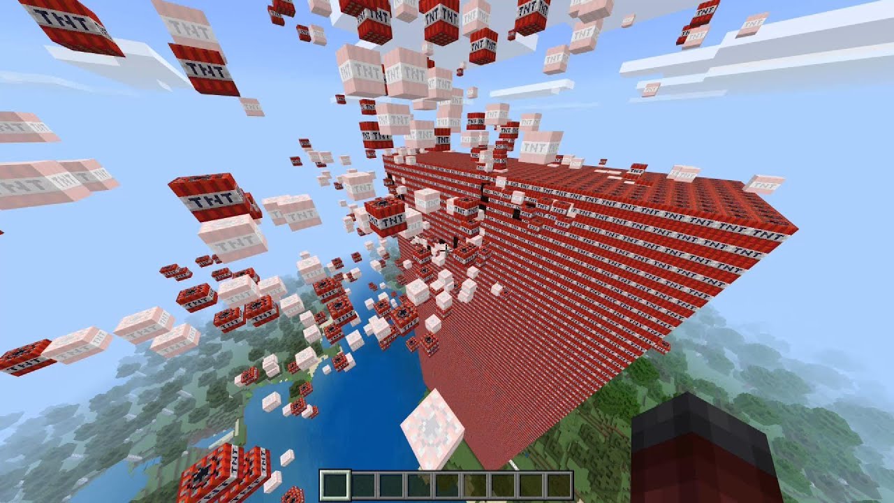 Tnt Block Exploding 4,000 TNT Blocks EXPLODE in Minecraft! - YouTube