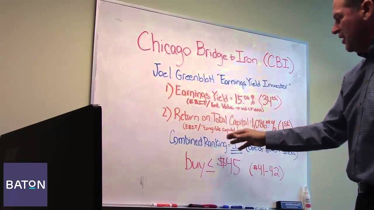 Stock Pick Video #8 - Chicago Bridge &amp; Iron Company N.V. (NYSE: CBI) - YouTube